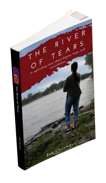 The River of Tears by Bob Christmas 3d book mock up